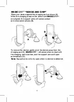 Предварительный просмотр 4 страницы Scosche MAGIC GRIP MGQWDDP Instructions Manual