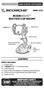 Scosche MAGIC MOUNT PSM11023 Quick Start Manual preview