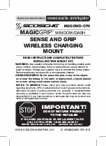 Scosche MAGICGRIP MGQDWD-CPO Instructions Manual preview