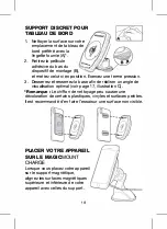 Предварительный просмотр 18 страницы Scosche MAGICMOUNT CHARGE Manual