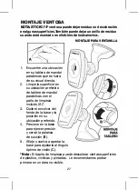 Предварительный просмотр 27 страницы Scosche MAGICMOUNT CHARGE Manual