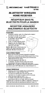 Preview for 1 page of Scosche TUNESTREAM II BTRH Quick Start Manual