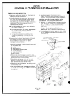 Preview for 4 page of Scotsman AC 125 General Information & Installation