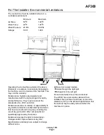 Preview for 3 page of Scotsman AF300 User Manual