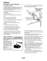 Preview for 12 page of Scotsman AFE400 User Manual