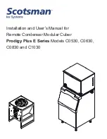 Предварительный просмотр 1 страницы Scotsman C0530 PRODIGY PLUS Installation And User Manual