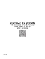 Предварительный просмотр 23 страницы Scotsman C0530 PRODIGY PLUS Installation And User Manual