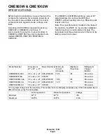 Preview for 2 page of Scotsman CME1002W User Manual