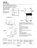 Preview for 2 page of Scotsman CME500 Service Manual