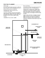 Preview for 5 page of Scotsman CMS1002W Manual