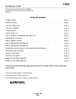 Scotsman CS60 Service Manual preview