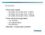 Preview for 3 page of Scotsman CU0415 Technical Training Manual