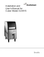 Scotsman CU0515 Installation And User Manual preview