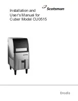 Preview for 1 page of Scotsman CU0515 Installation And User Manual