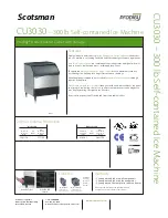 Scotsman CU3030 Specifications preview