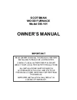 Scotsman DB-101 Owner'S Manual preview