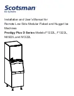 Scotsman F1222L Installation And User Manual preview