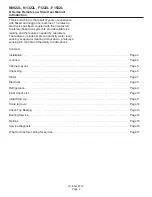 Preview for 2 page of Scotsman F1222L Installation And User Manual