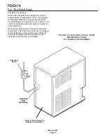 Предварительный просмотр 4 страницы Scotsman FDE474 User Manual