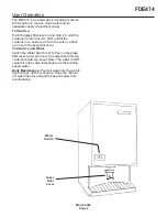 Предварительный просмотр 9 страницы Scotsman FDE474 User Manual