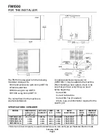 Preview for 2 page of Scotsman FM1500 Manual