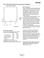 Предварительный просмотр 3 страницы Scotsman FM1500 Manual