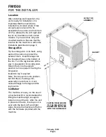 Предварительный просмотр 4 страницы Scotsman FM1500 Manual