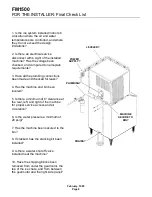 Предварительный просмотр 8 страницы Scotsman FM1500 Manual