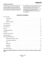 Scotsman FM2400R Service Manual preview