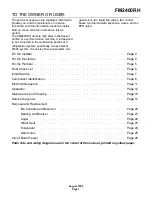 Scotsman FM2400RH Service Manual preview