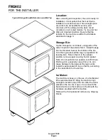 Предварительный просмотр 4 страницы Scotsman FM2402 Service Manual