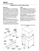 Предварительный просмотр 6 страницы Scotsman FM2402 Service Manual