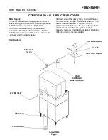 Предварительный просмотр 5 страницы Scotsman FM2402RH Service Manual