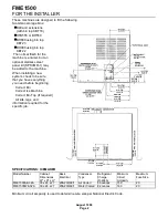 Предварительный просмотр 2 страницы Scotsman FME1500 Service Manual