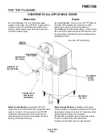 Предварительный просмотр 5 страницы Scotsman FME1500 Service Manual