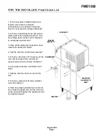 Предварительный просмотр 7 страницы Scotsman FME1500 Service Manual