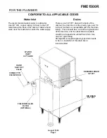 Предварительный просмотр 7 страницы Scotsman FME1500R Service Manual