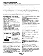 Предварительный просмотр 16 страницы Scotsman FME2400 Service Manual