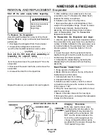 Предварительный просмотр 31 страницы Scotsman FME2400R Service Manual