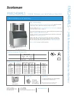 Предварительный просмотр 1 страницы Scotsman FME2404RLS Datasheet