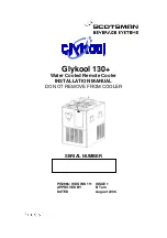 Предварительный просмотр 1 страницы Scotsman Glykool 130+ Installation Manual