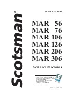 Предварительный просмотр 1 страницы Scotsman MAR 106 Service Manual