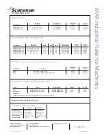 Preview for 2 page of Scotsman MAR1400RL-32A Specifications