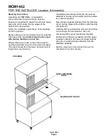 Предварительный просмотр 4 страницы Scotsman MCM1462 Service Manual