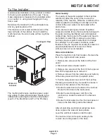 Предварительный просмотр 3 страницы Scotsman MDT3F Manual