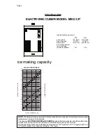 Предварительный просмотр 5 страницы Scotsman MXG 327 Service Manual