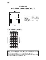 Предварительный просмотр 9 страницы Scotsman MXG 327 Service Manual