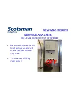 Предварительный просмотр 174 страницы Scotsman MXG 328 A/W Technical Service Training