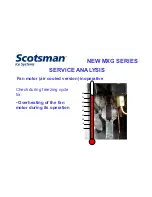 Предварительный просмотр 184 страницы Scotsman MXG 328 A/W Technical Service Training