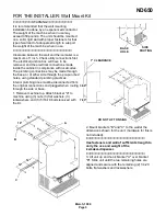 Предварительный просмотр 5 страницы Scotsman ND650 Service Manual